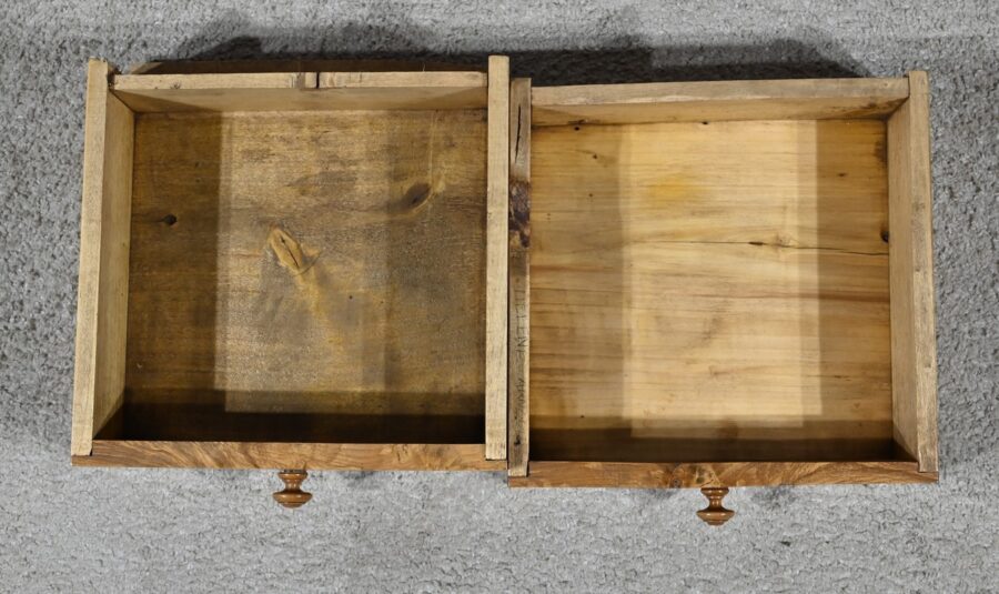 Haut Meuble Étroit en Loupe de Frêne - Fin XIXe – Image 15