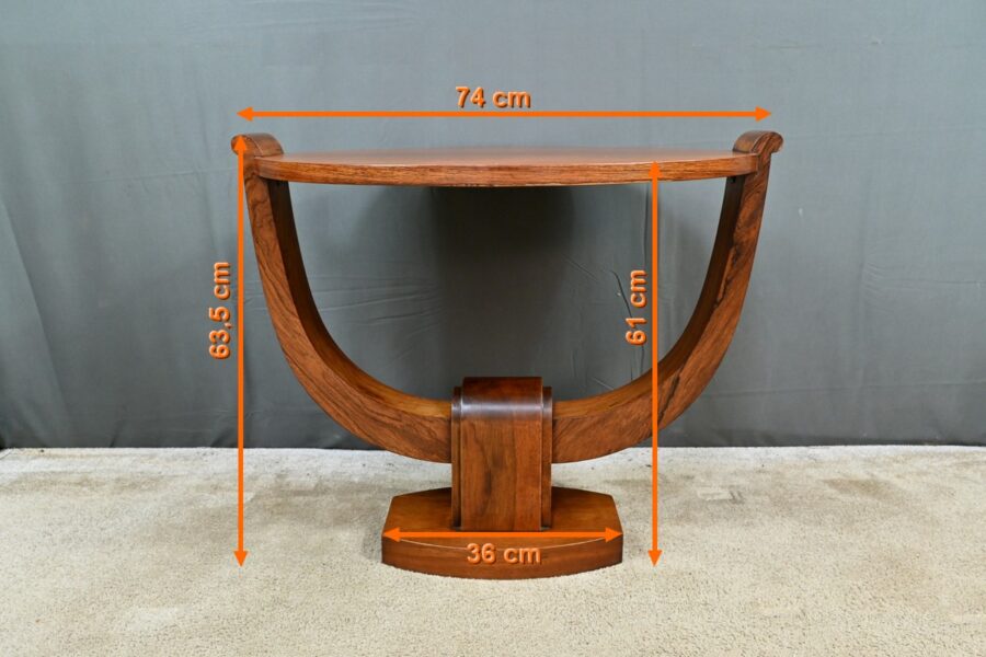 Table de Salon en Palissandre, attribuée à A.Arbus, Art Déco - 1930 – Image 14