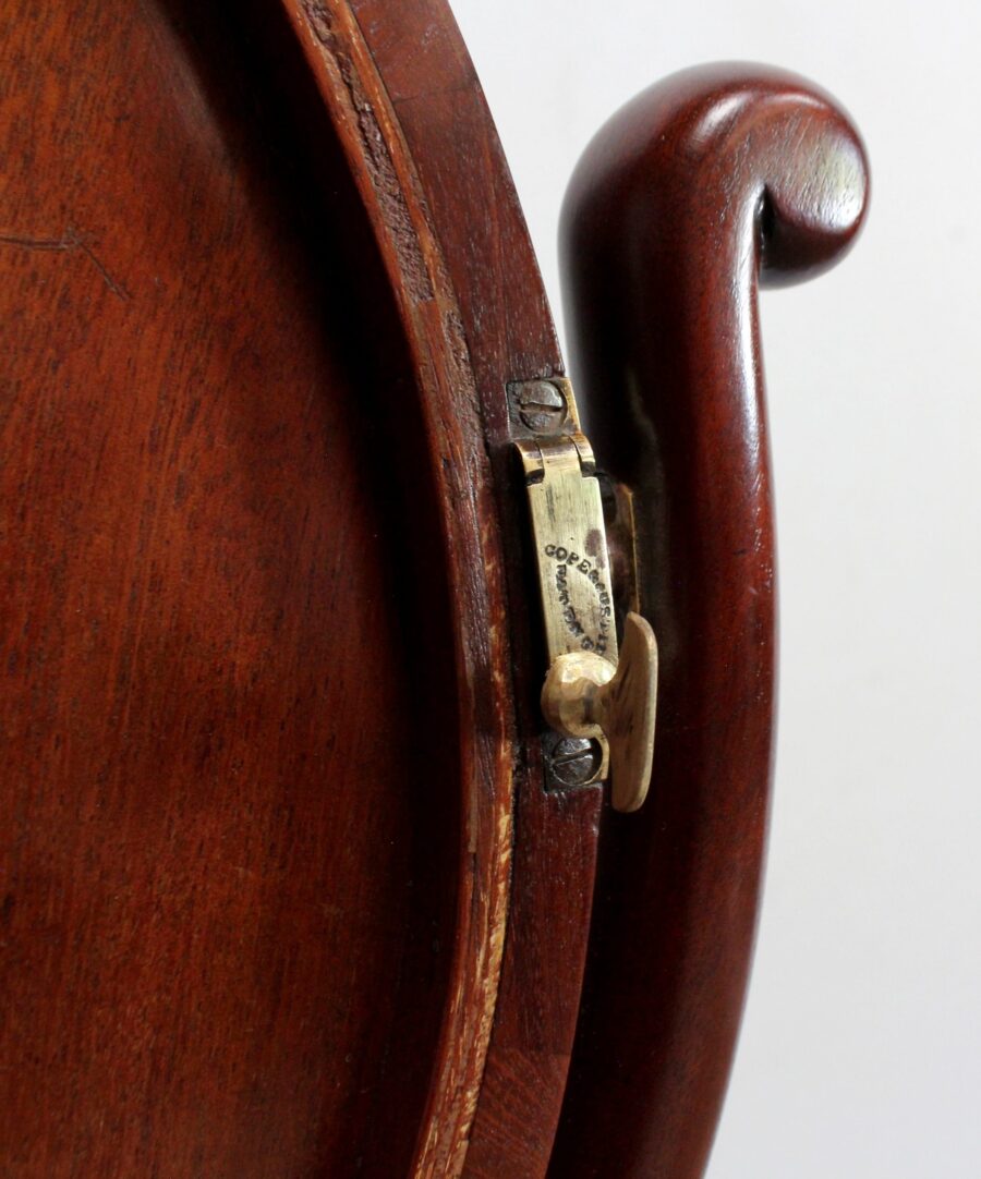 Miroir Barbier en Acajou de Cuba, époque Empire – Début XIXe – Image 19