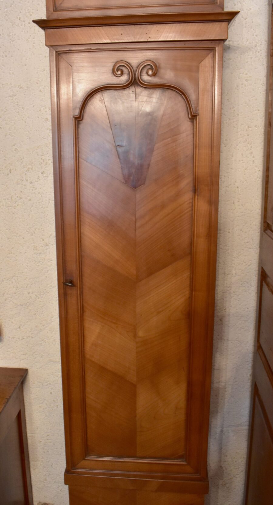 Horloge de Parquet en Merisier blond XIXe – Image 4
