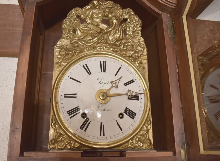 Horloge de Parquet en Merisier blond XIXe – Image 7