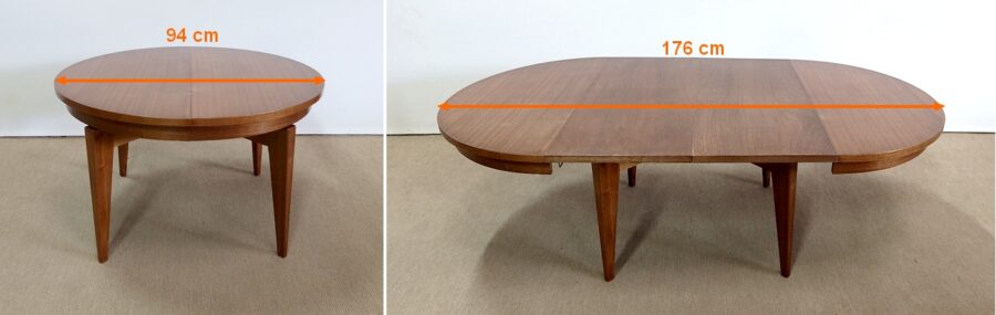 Table « monte et baisse » en Acajou – Années 1970 – Image 21