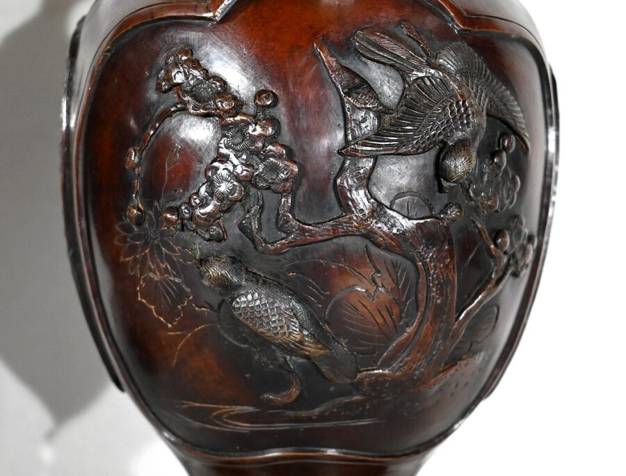 Paire de Vases en Bronze, style Asiatique – XXe – Image 19