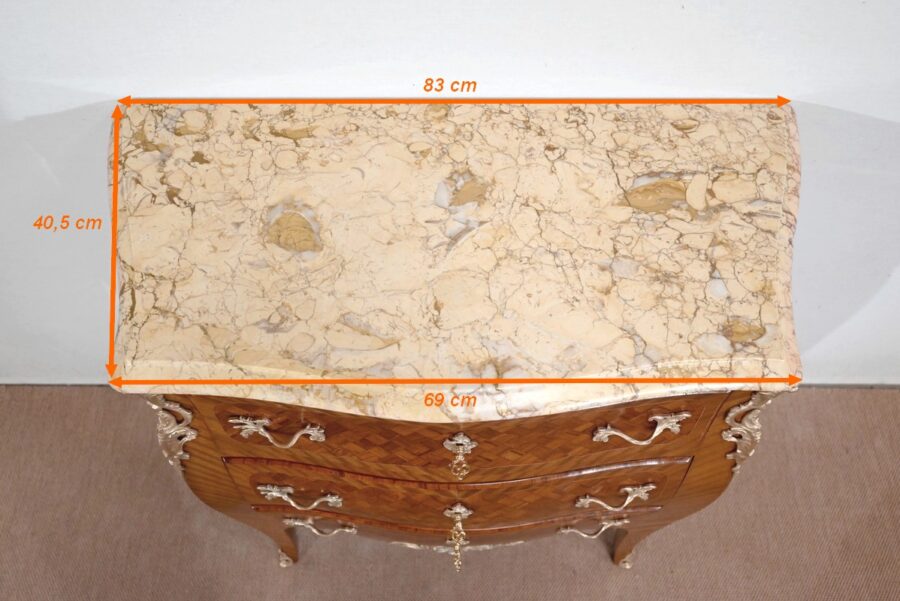 Petite Commode en Acajou, style Louis XV – Début XXe – Image 26
