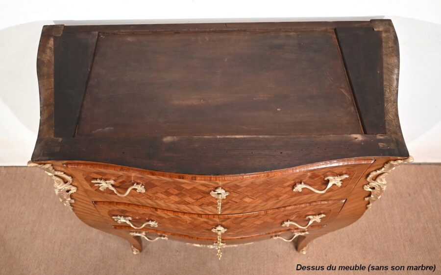 Petite Commode en Acajou, style Louis XV – Début XXe – Image 28