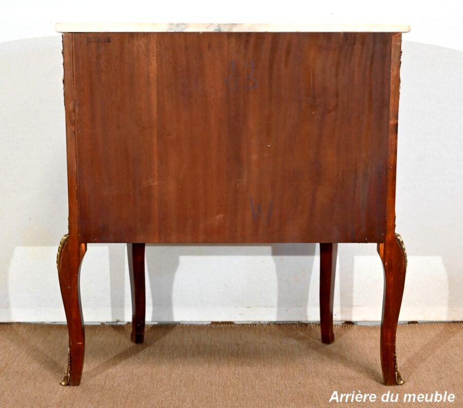 Buffet-Commode Demi-Lune en Acajou, Transition Louis XV / Louis XVI – 1ère Partie du XXe – Image 29