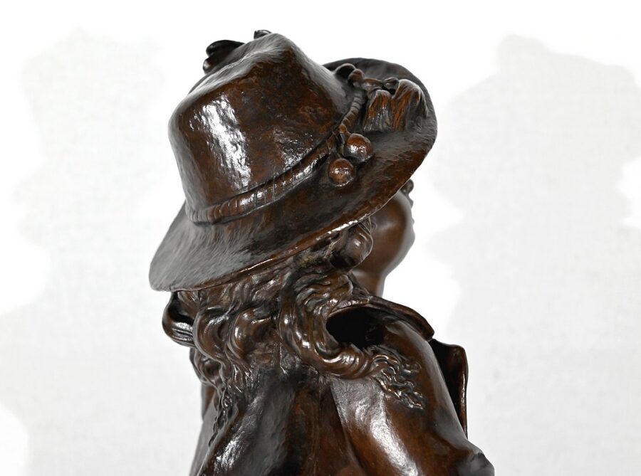 Garniture de Cheminée en Marbre et Bronze – Fin XIXe – Image 12