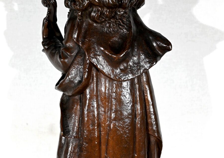 Garniture de Cheminée en Marbre et Bronze – Fin XIXe – Image 19