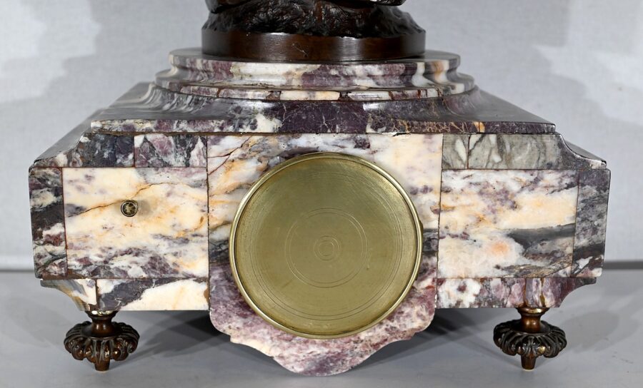 Garniture de Cheminée en Marbre et Bronze – Fin XIXe – Image 20