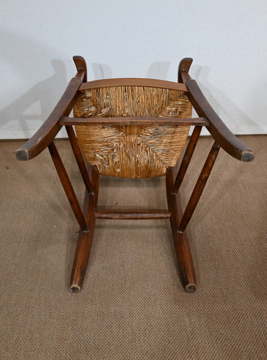 Chaise haute d’enfant, en Merisier – Fin XIXe – Image 14
