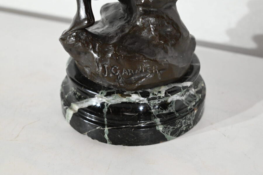 Bronze "Diane Chasseresse", signé J. Garnier – 2ème moitié du XIXe – Image 18