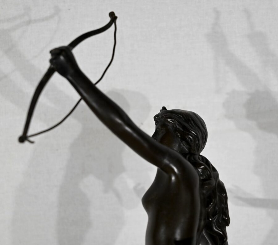 Bronze "Diane Chasseresse", signé J. Garnier – 2ème moitié du XIXe – Image 20