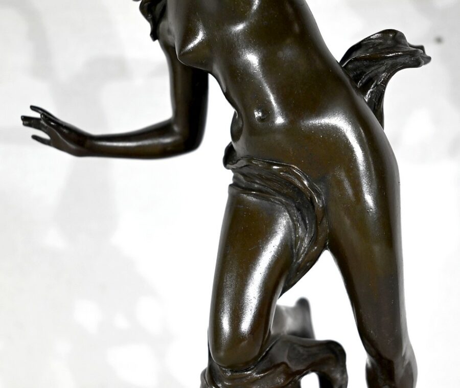 Bronze "Diane Chasseresse", signé J. Garnier – 2ème moitié du XIXe – Image 7