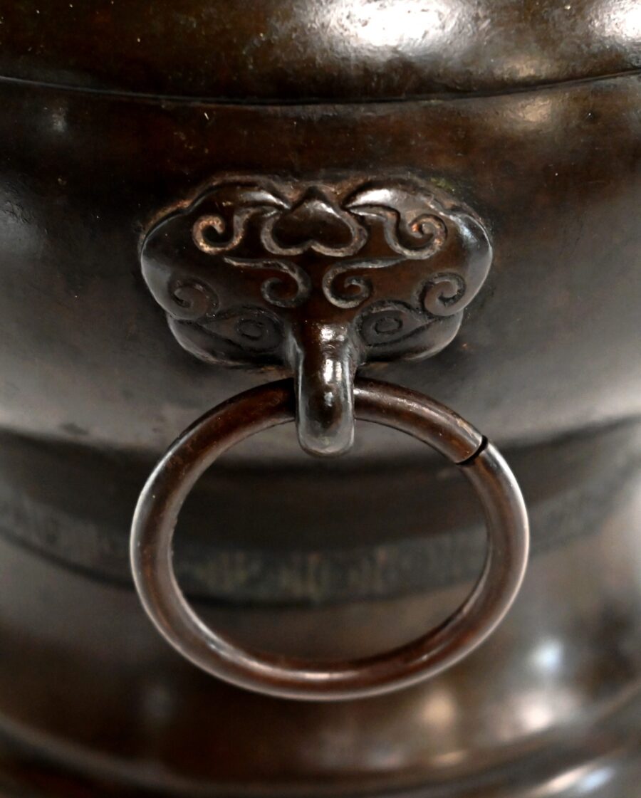 Cache-pot en Bronze, inspiration Grecque – 1900 – Image 10