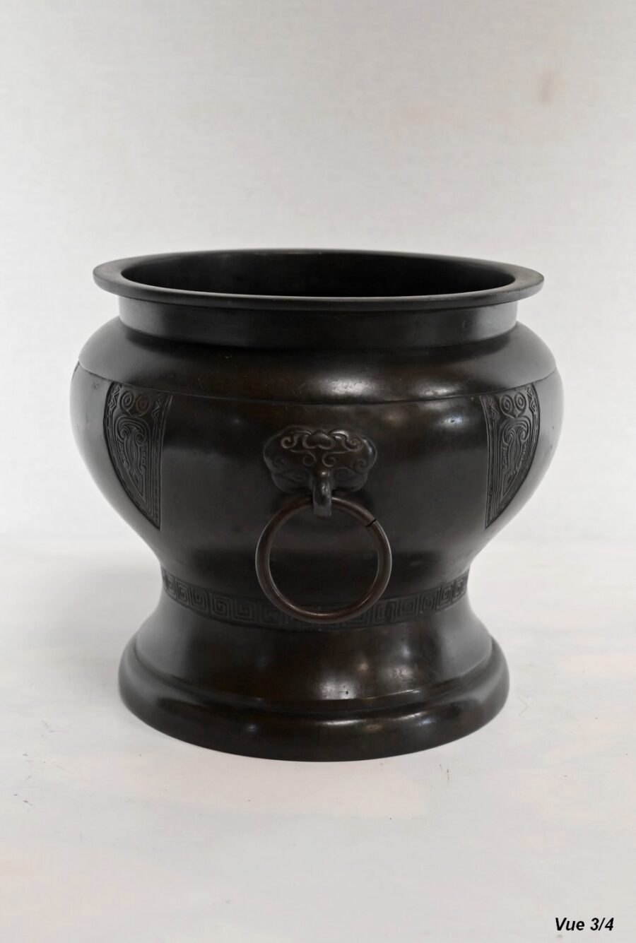 Cache-pot en Bronze, inspiration Grecque – 1900 – Image 9