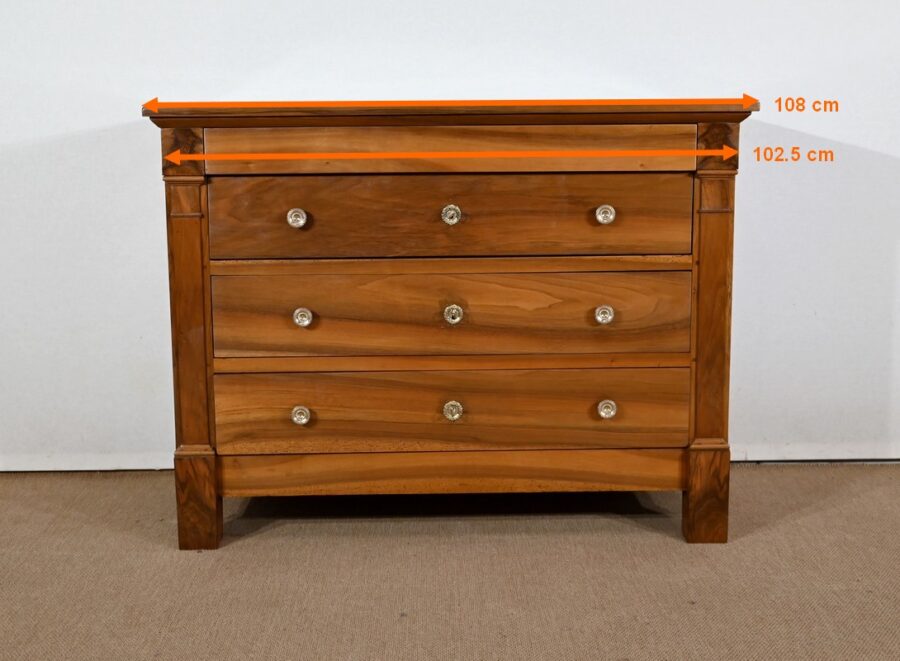 Petite Commode en Noyer massif, époque Directoire - Début XIXe – Image 20
