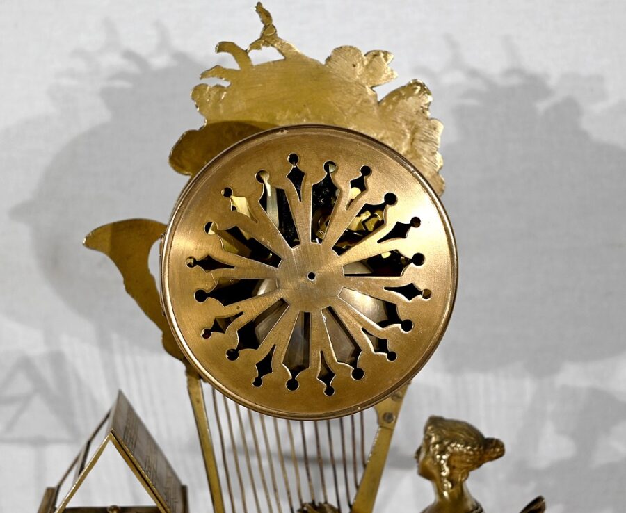 Garniture de Cheminée « La Harpiste » - XIXe – Image 19