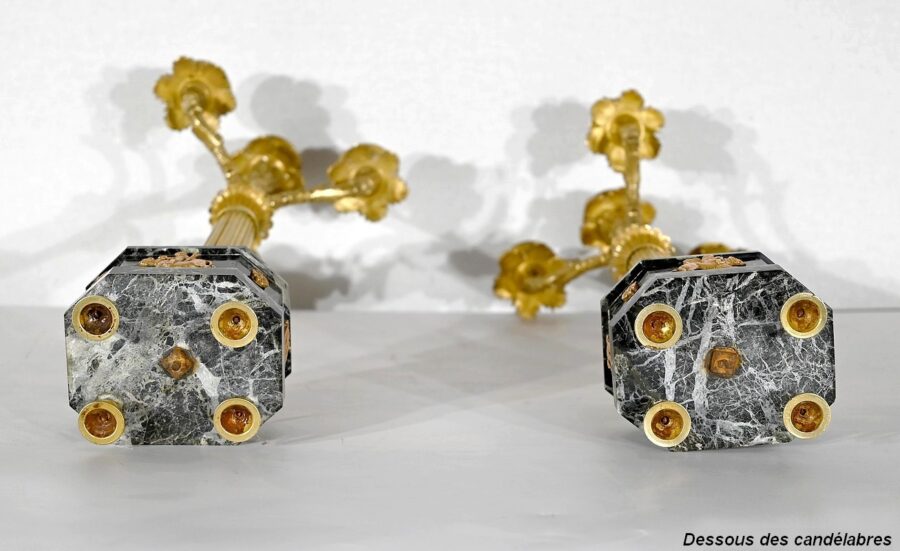 Garniture de Cheminée « La Harpiste » - XIXe – Image 46