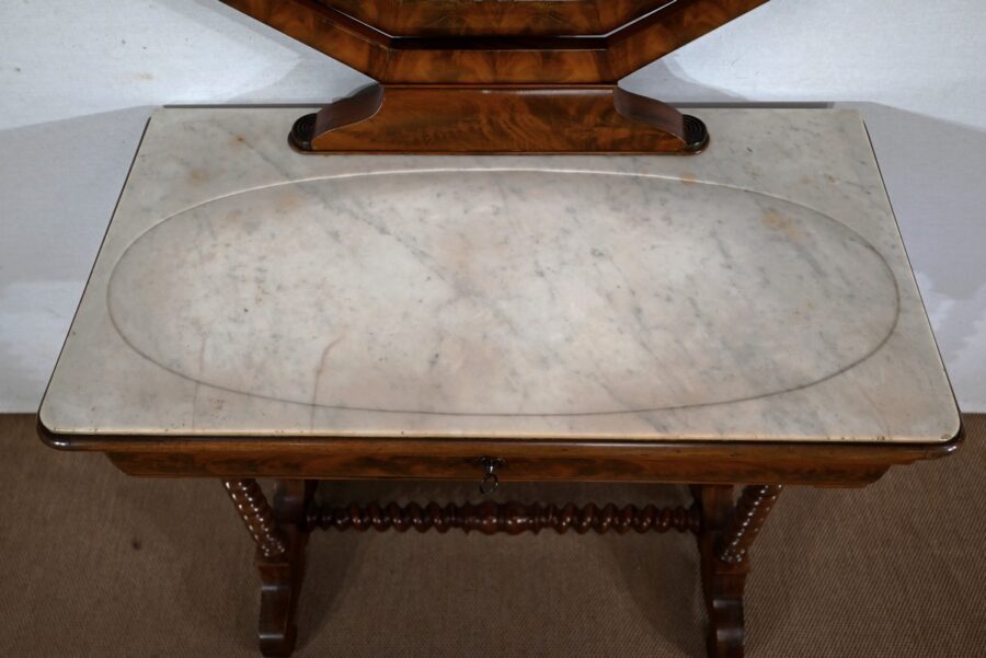 Petite Coiffeuse en Acajou, époque Louis-Philippe - 1ère partie du XIXe – Image 5