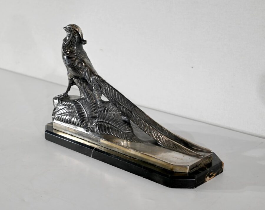"Le Faisan", signé Maurice Frecourt – 1910 – Image 3