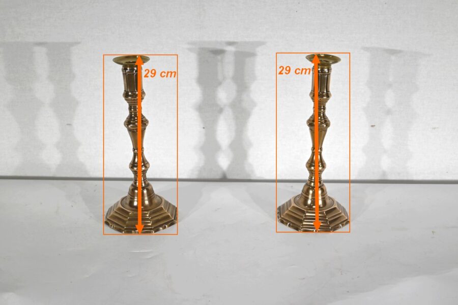 Paire de Flambeaux en Bronze – Fin XIXe – Image 13