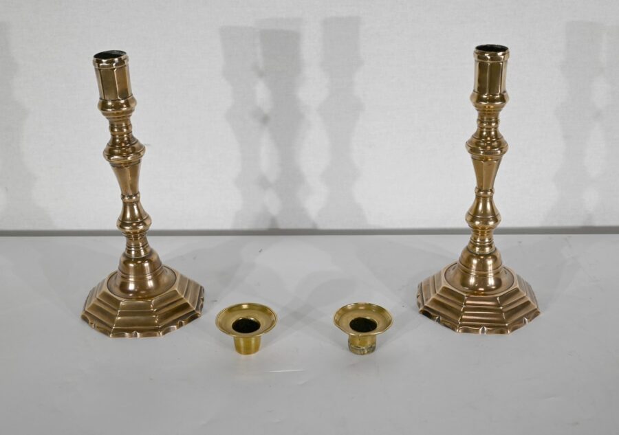 Paire de Flambeaux en Bronze – Fin XIXe – Image 15