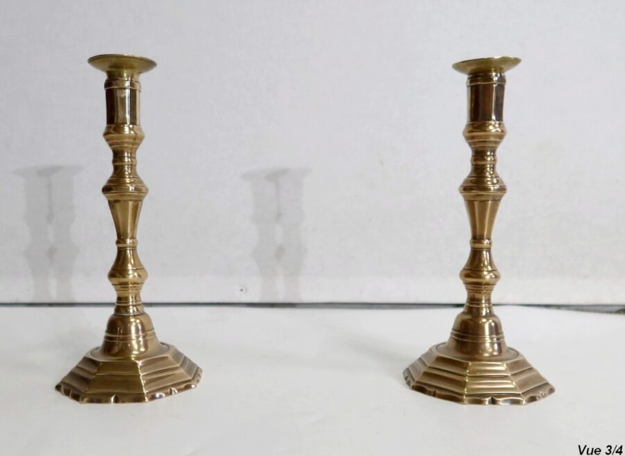 Paire de Flambeaux en Bronze – Fin XIXe – Image 11