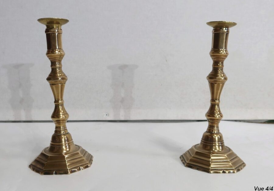 Paire de Flambeaux en Bronze – Fin XIXe – Image 12