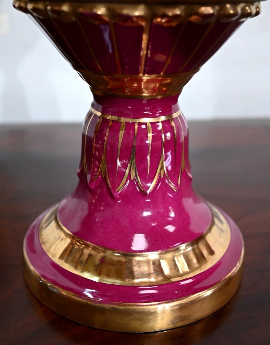 Paire de Vases en Porcelaine de Paris – Début XXe – Image 8