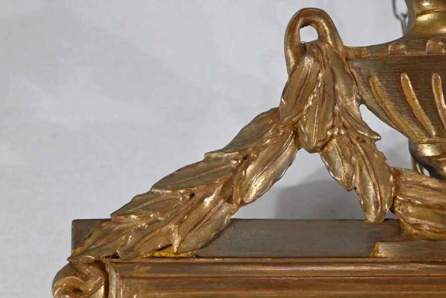 Petit Miroir en Bois Doré, style Louis XVI – Début XXe – Image 7
