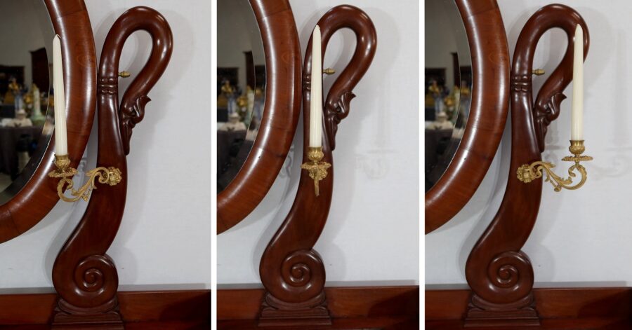 Petite Commode Psyché, époque Restauration – Début XIXe – Image 9