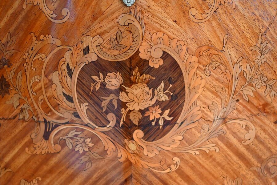 Secrétaire en Marqueteries, Transition Louis XV / Louis XVI – Fin XIXe – Image 14