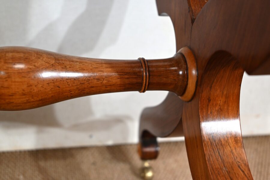 Petite Coiffeuse Ecritoire en Palissandre de Rio, époque Charles X – Début XIXe – Image 15