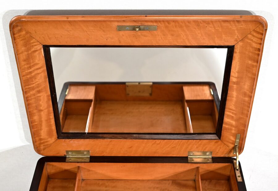 Petite Coiffeuse Ecritoire en Palissandre de Rio, époque Charles X – Début XIXe – Image 18