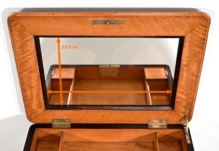 Petite Coiffeuse Ecritoire en Palissandre de Rio, époque Charles X – Début XIXe – Image 38