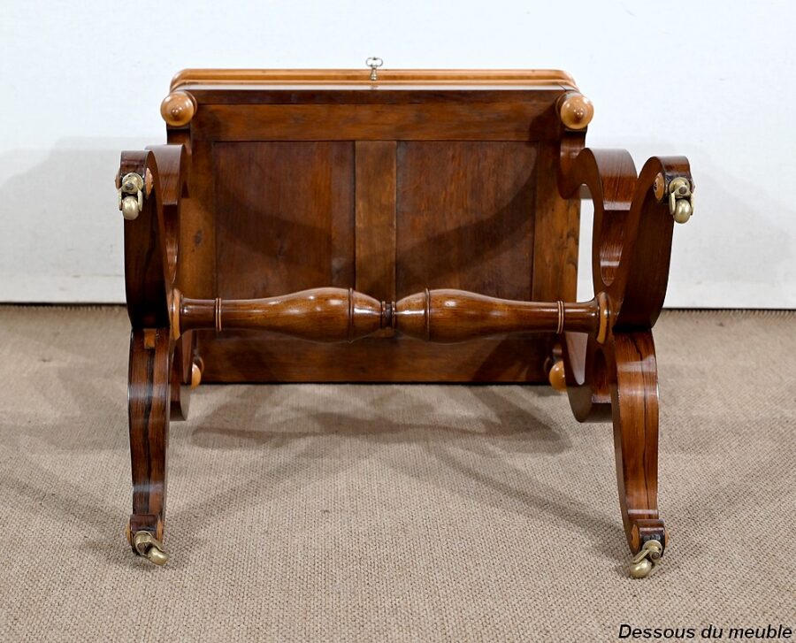 Petite Coiffeuse Ecritoire en Palissandre de Rio, époque Charles X – Début XIXe – Image 40