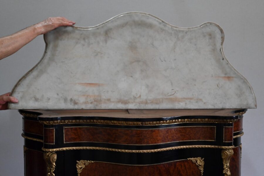 Buffet d’appui en Loupe de Thuya, époque Napoléon III – Milieu XIXe – Image 36