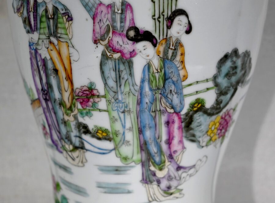 Important Vase en Porcelaine de Chine – XXe – Image 8