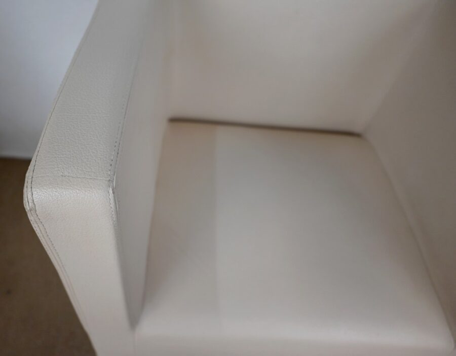 Paire de Fauteuils Pivotants « Palladium » en Simili Cuir – XXe – Image 6