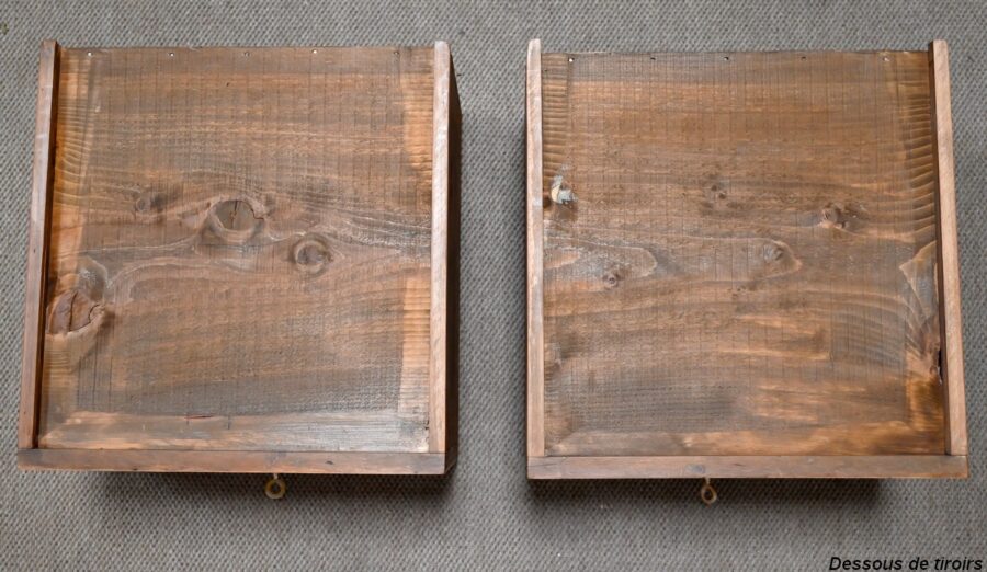 Petit Meuble Scriban en Noyer, goût Directoire – Début XXe – Image 31