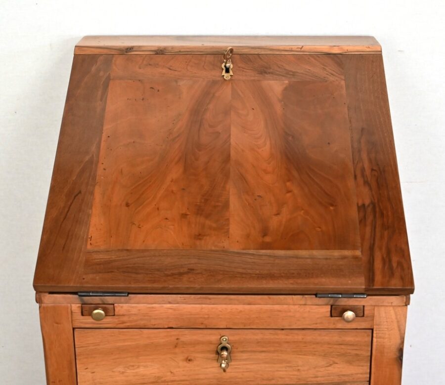 Petit Meuble Scriban en Noyer, goût Directoire – Début XXe – Image 6