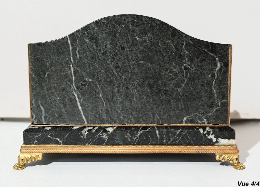 Rare Nécessaire de Bureau en Marbre et Bronze, style Empire – 2ème moitié du XIXe – Image 44