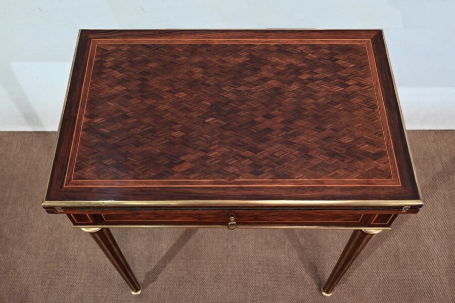 Table de Milieu Multifonction, style Louis XVI – Fin XIXe – Image 11