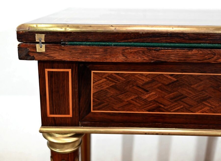 Table de Milieu Multifonction, style Louis XVI – Fin XIXe – Image 14