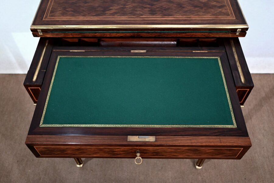 Table de Milieu Multifonction, style Louis XVI – Fin XIXe – Image 22