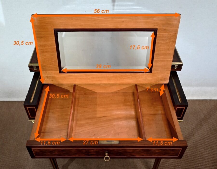 Table de Milieu Multifonction, style Louis XVI – Fin XIXe – Image 44