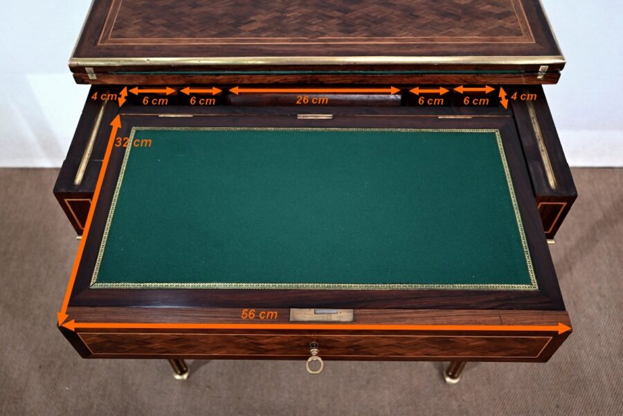 Table de Milieu Multifonction, style Louis XVI – Fin XIXe – Image 45