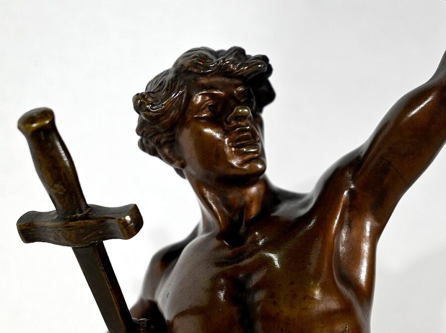 Bronze « Victoria », de F. Lemoyne – Début  XXe – Image 6