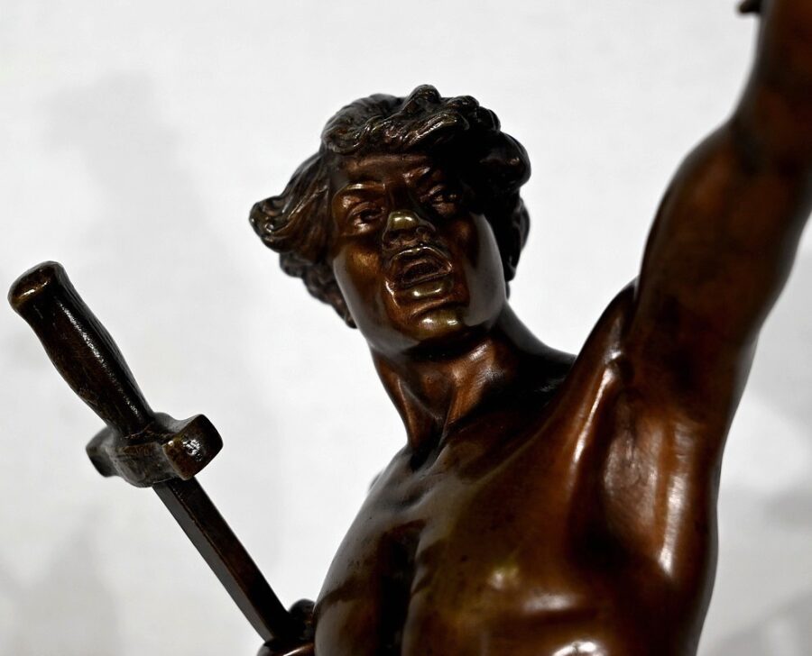 Bronze « Victoria », de F. Lemoyne – Début  XXe – Image 7