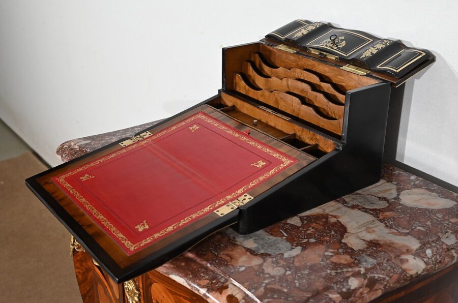 Écritoire de Voyage en Bois Noirci, époque Napoléon III – Milieu XIXe – Image 14